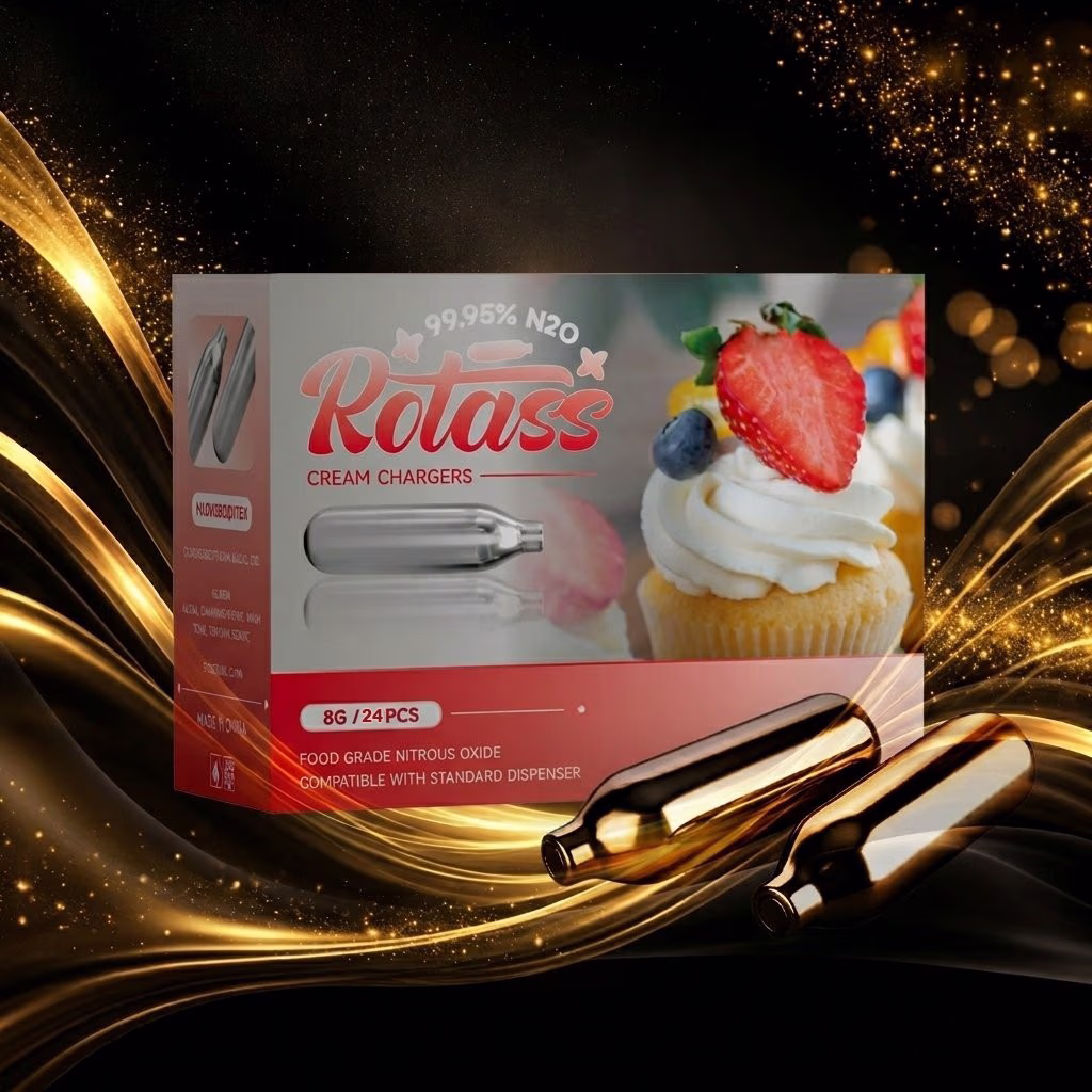 Капсули райски газ Rotass 8G — N2O капсули food-grade
